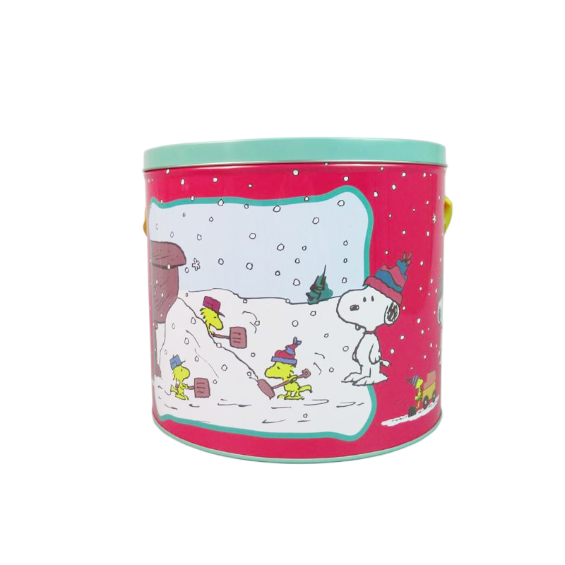 Round Tin box with Ribbon